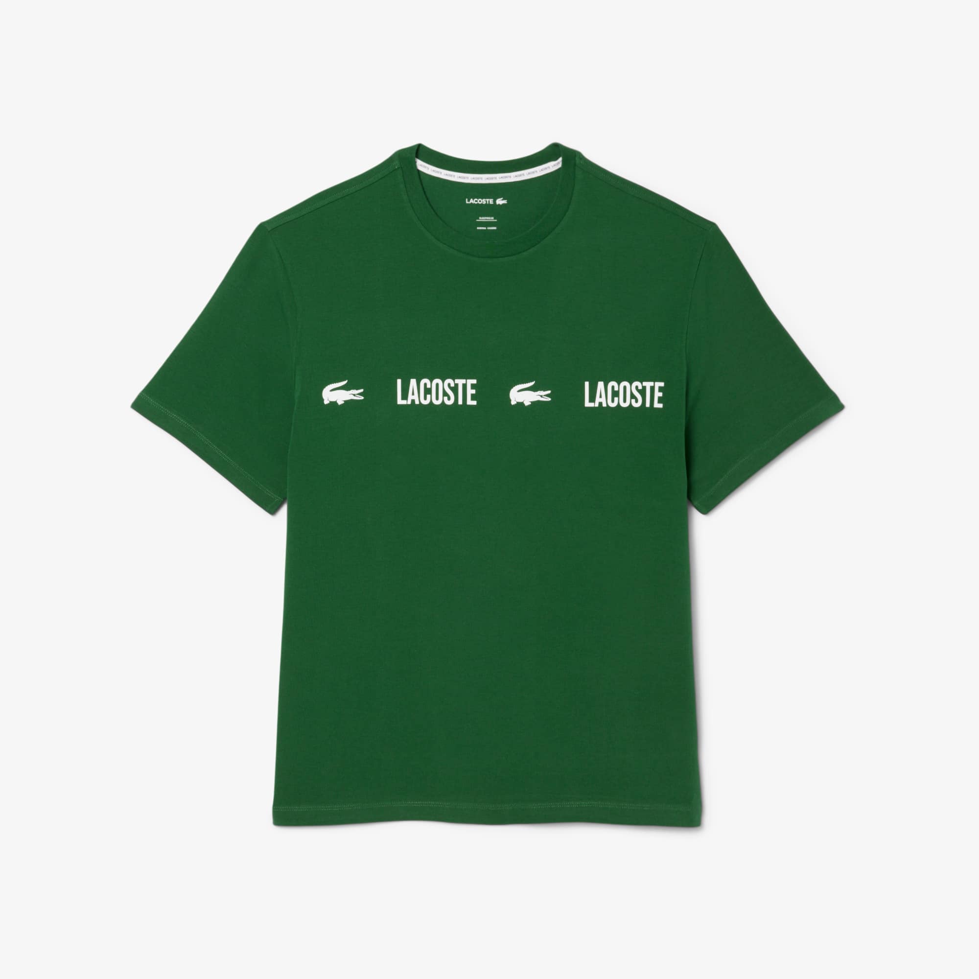 ★PISCESS★Lace Logo T-shirt★Green★大人気★ Men's Cotton Pajama Top - Underwear - New In 2025 | Lacoste