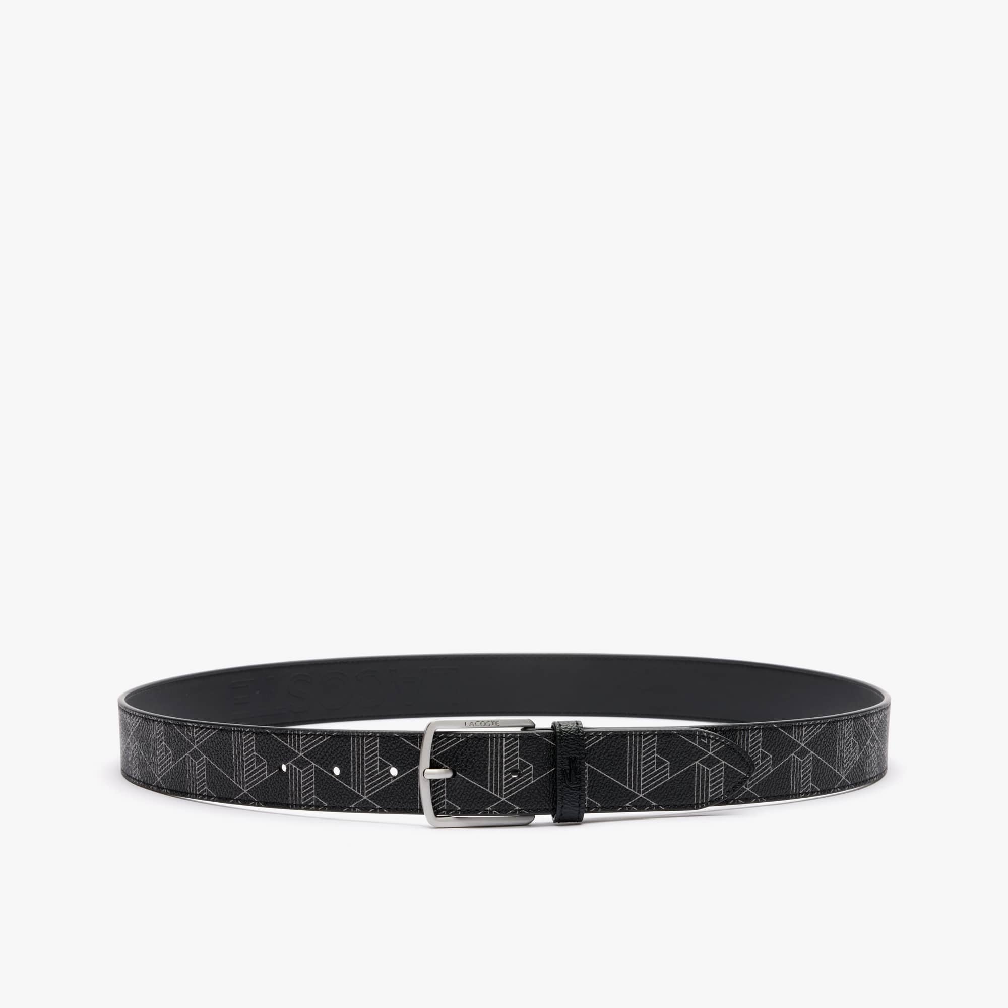 ベルト Lacoste Men's Monogram Leather Belt Men's Monogram Leather Belt - Belts - New In 2025 | Lacoste