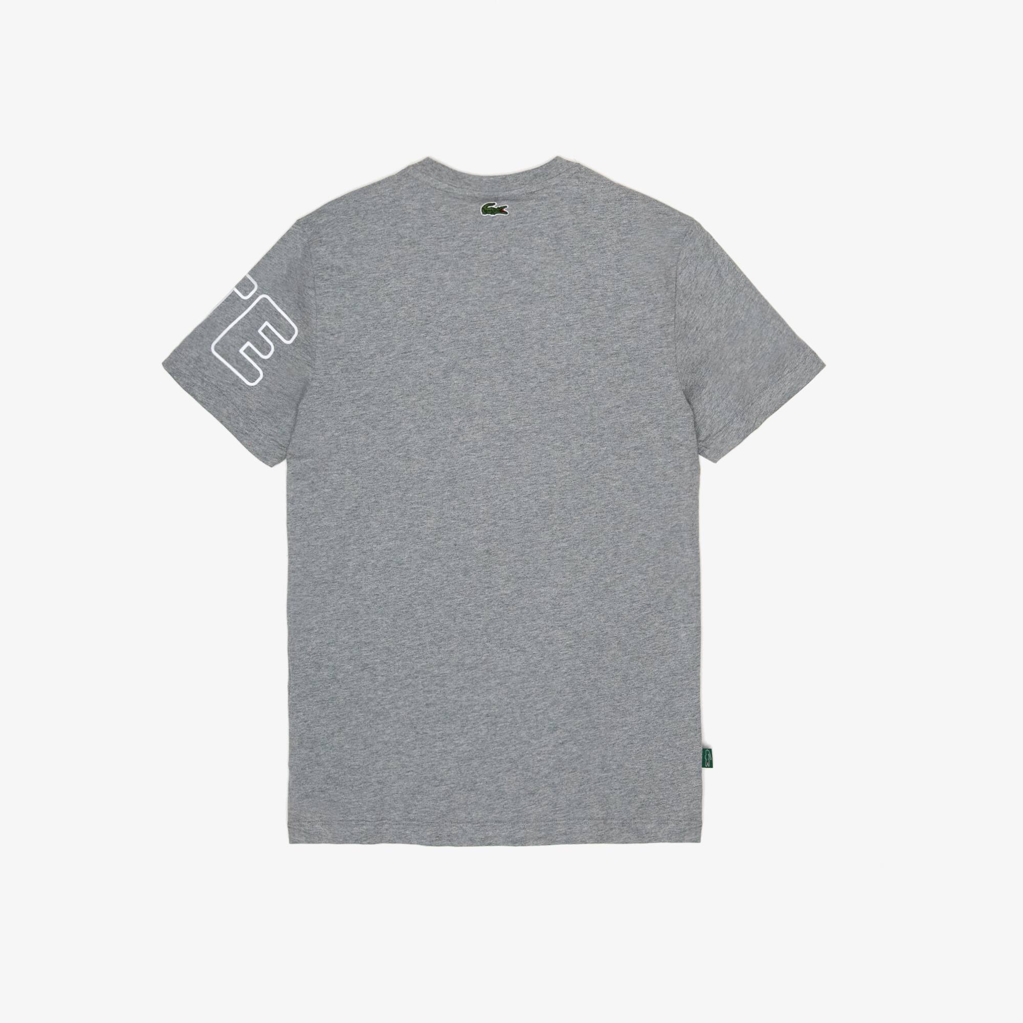 Tシャツ・カットソー LACOSTE Men T-shirt Grey TH7318 CCA Lacoste Logo Men's T-Shirt Gray TH7318-00-CCA | FOOTDISTRICT