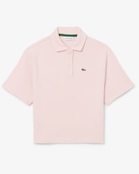 Girls' Oversized Piqu&eacute; Polo   