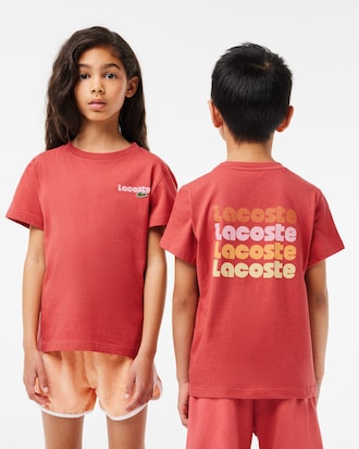 Playera de algodón estampada