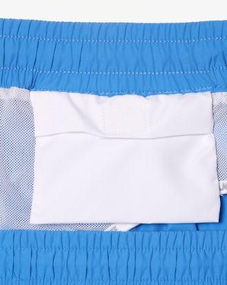 Traje de ba&ntilde;o de secado r&aacute;pdido para hombre con revestimiento integrado