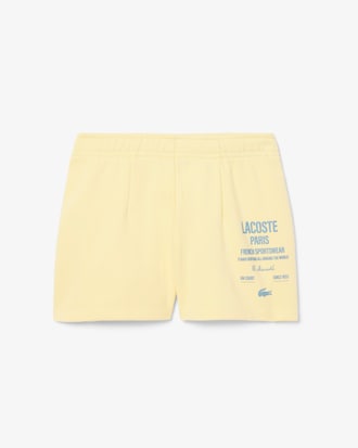 Women's Pleated Fleece Shorts