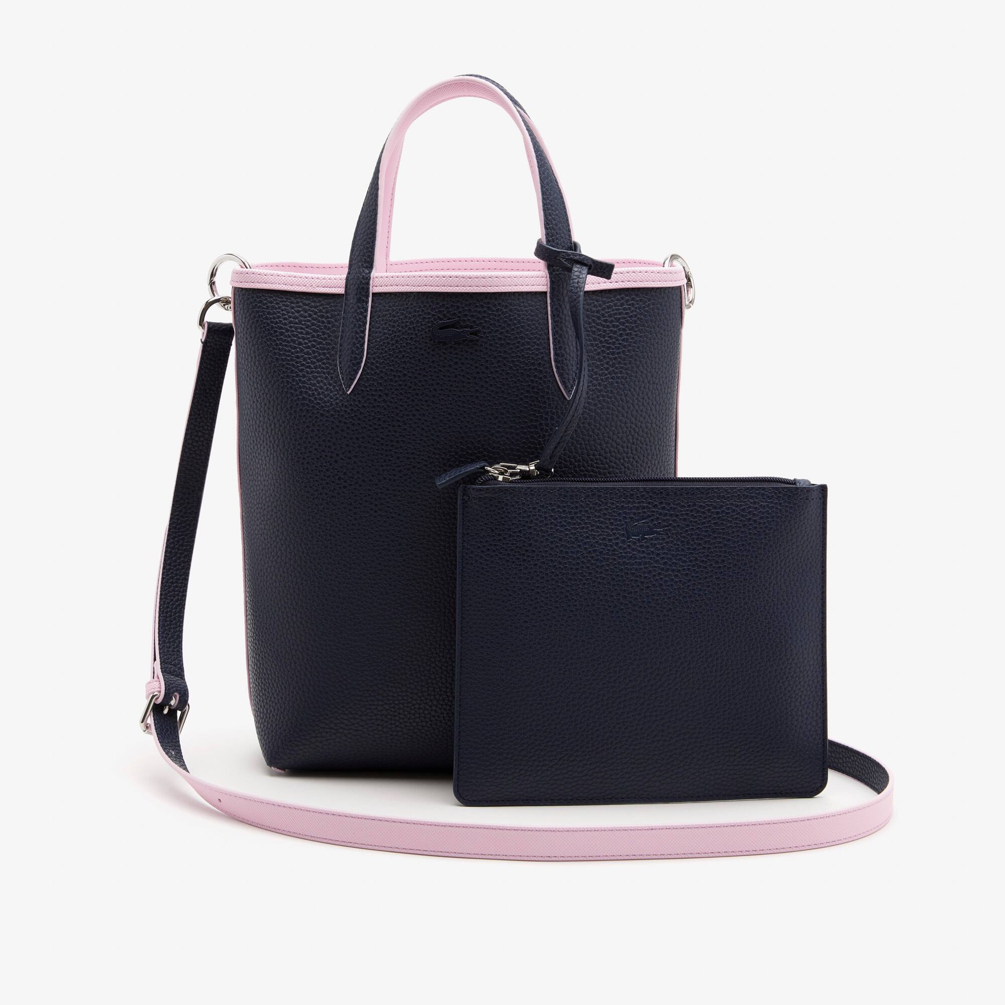 【即発】【LACOSTE】Anna Vertical Cross Tote Bag NF2991AA Women's Anna Vertical Reversible Tote - Bags - New In 2025