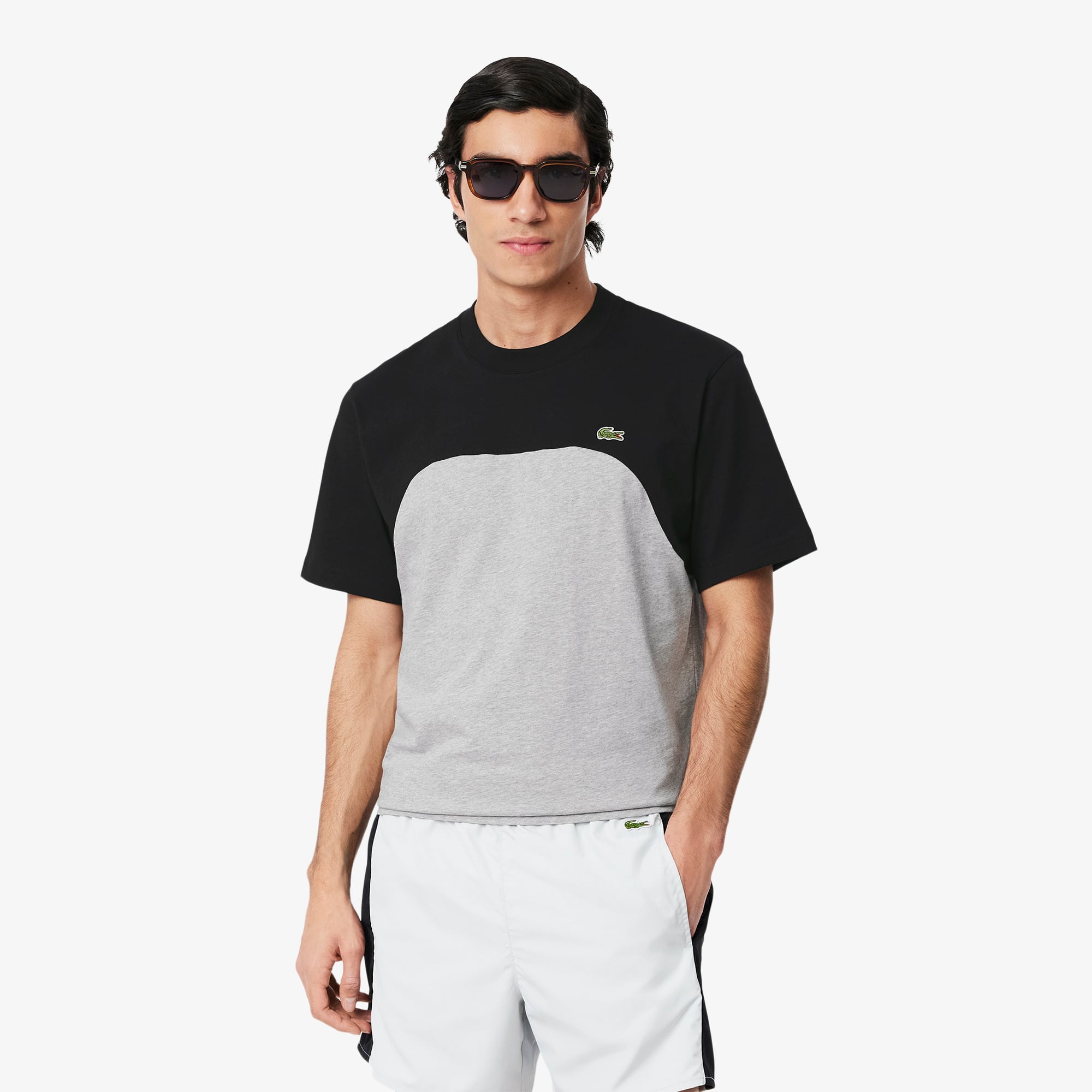 Men's Cotton Jersey Colorblock T-Shirt - T-shirts - New In 2026