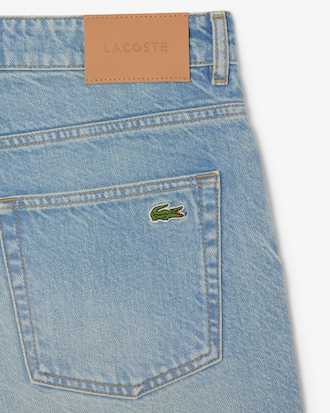 Bermuda straight fit en denim