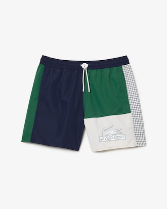 Men&rsquo;s Colorblock Swim Trunks