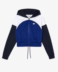 Women&rsquo;s Lacoste SPORT Hooded Organic Cotton Zip Sweatshirt