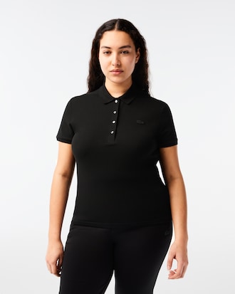 Women's L.12.D Slim Fit Stretch Mini Piqué Polo