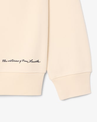 Graphic Print Fleece Sweatshirt