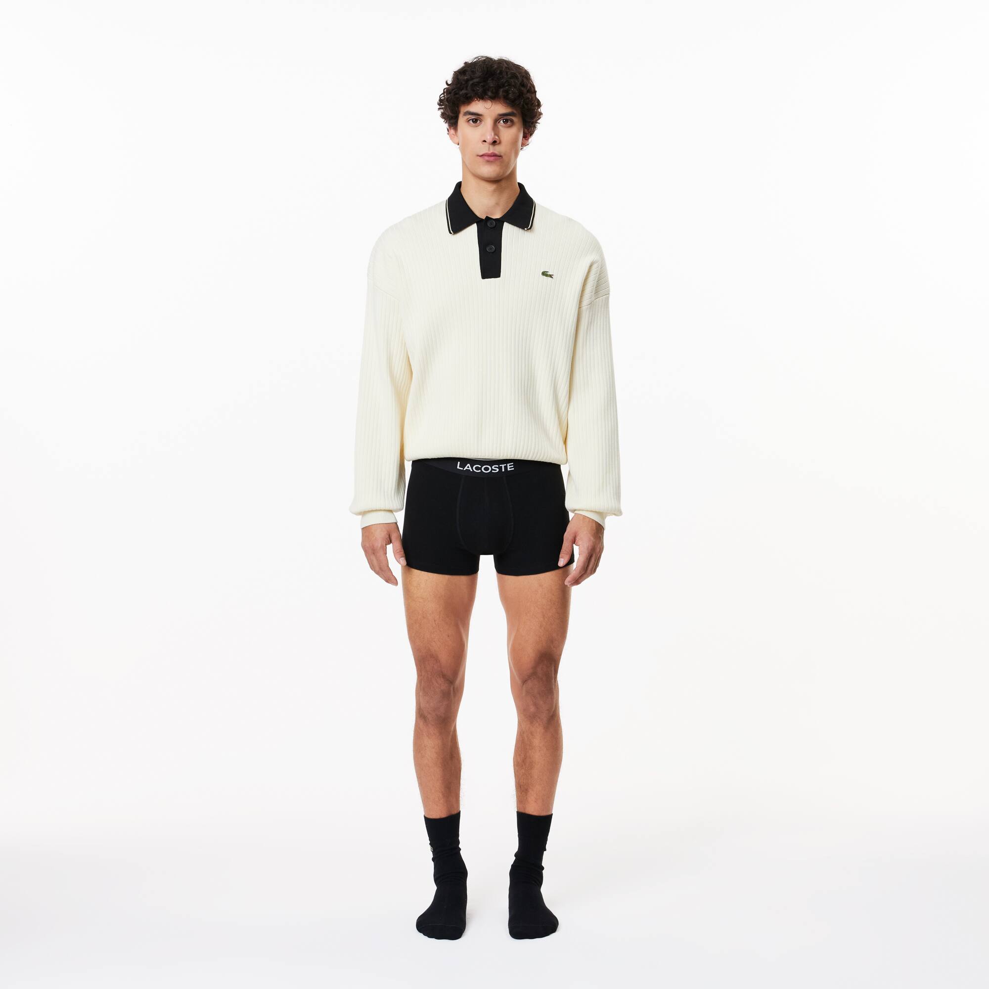 Men's 3-Pack Stretch Trunks - Underwear - New In 2025 | Lacoste