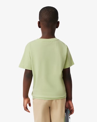 Crocodile Print Cotton T-Shirt