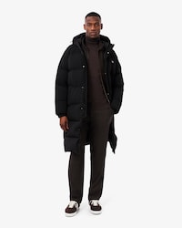Men's Long Water-Repellent Down Jacket