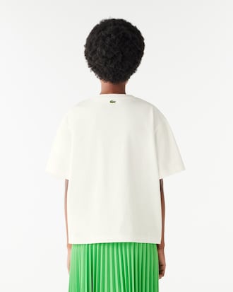 Women's Oversized Ball Print Cotton T-Shirt