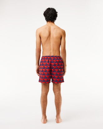 Men's Graphic Print Swim Trunks