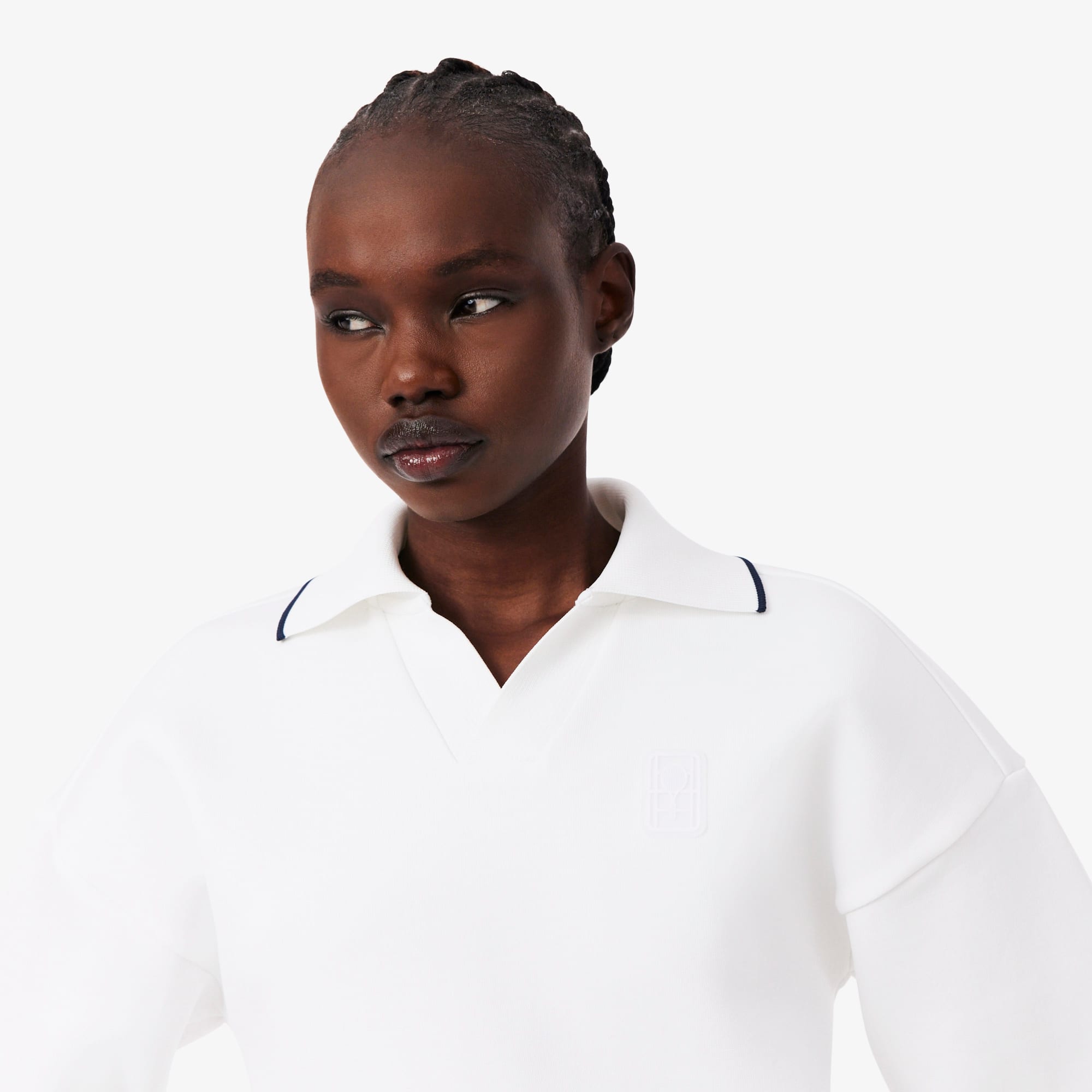 Tennis Heritage Polo Collar Sweatshirt - Sweaters & Sweatshirts