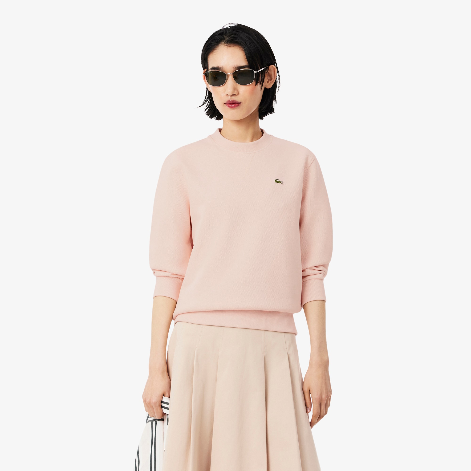 ラスタ　1104545 Women's Relaxed Fit Piqué Crew Neck Sweatshirt - Sweaters