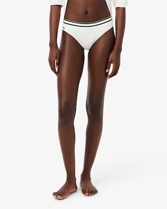 Stripe Waist Cotton Briefs