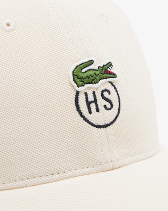 Casquette Lacoste x Highsnobiety en coton piqué