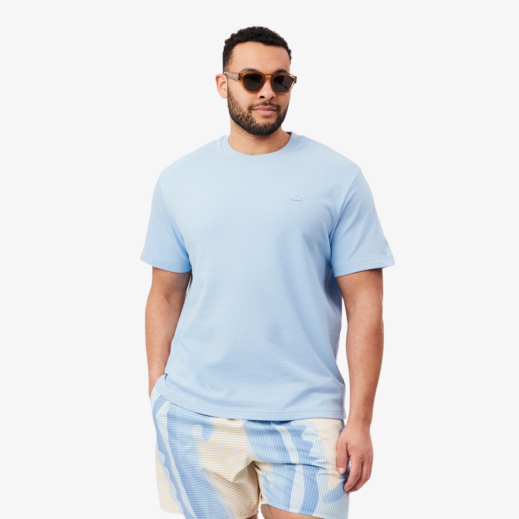 Textured Jersey T-Shirt - All Men's Clothing - New In 2026 | Lacoste