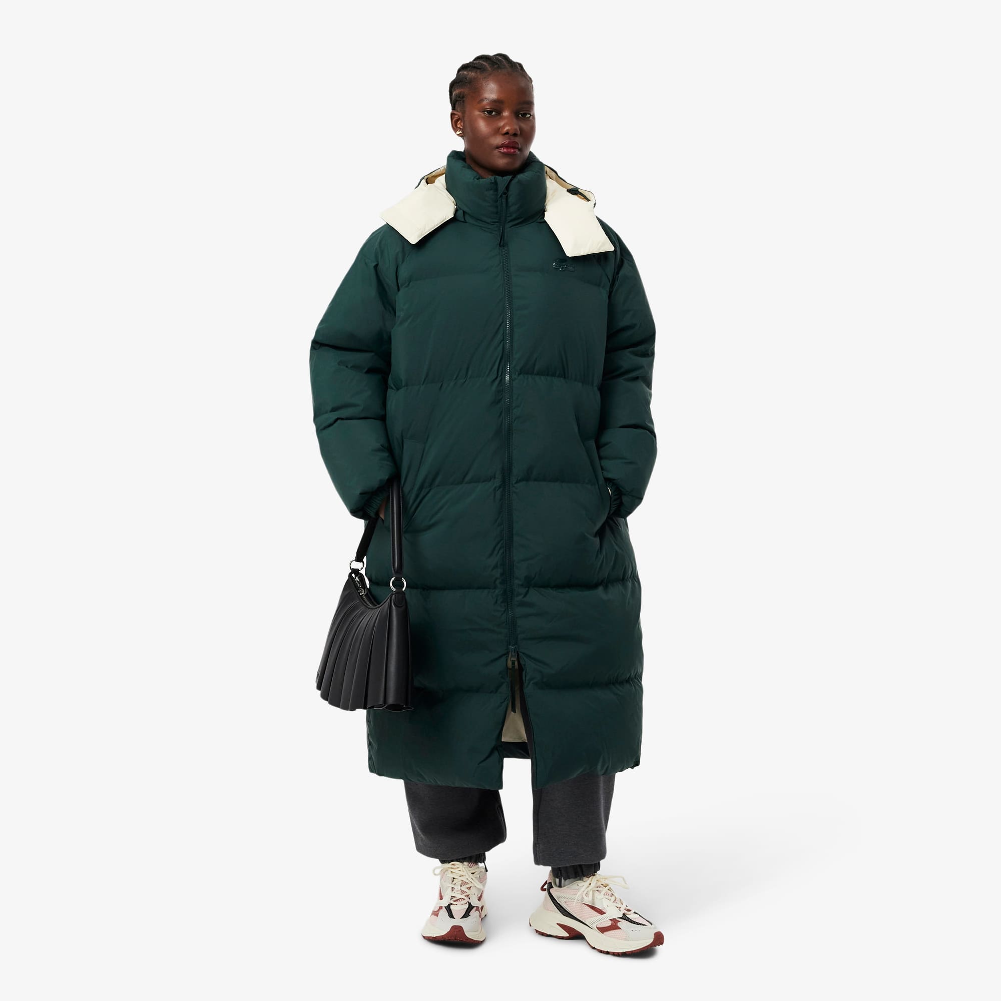 Women's Long Oversized Down Jacket - Recycled Materials - New In