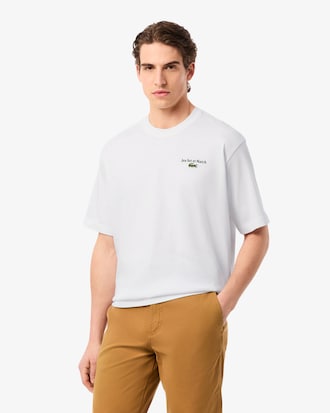 Playera Holgada Estampada De Su&eacute;ter Grueso