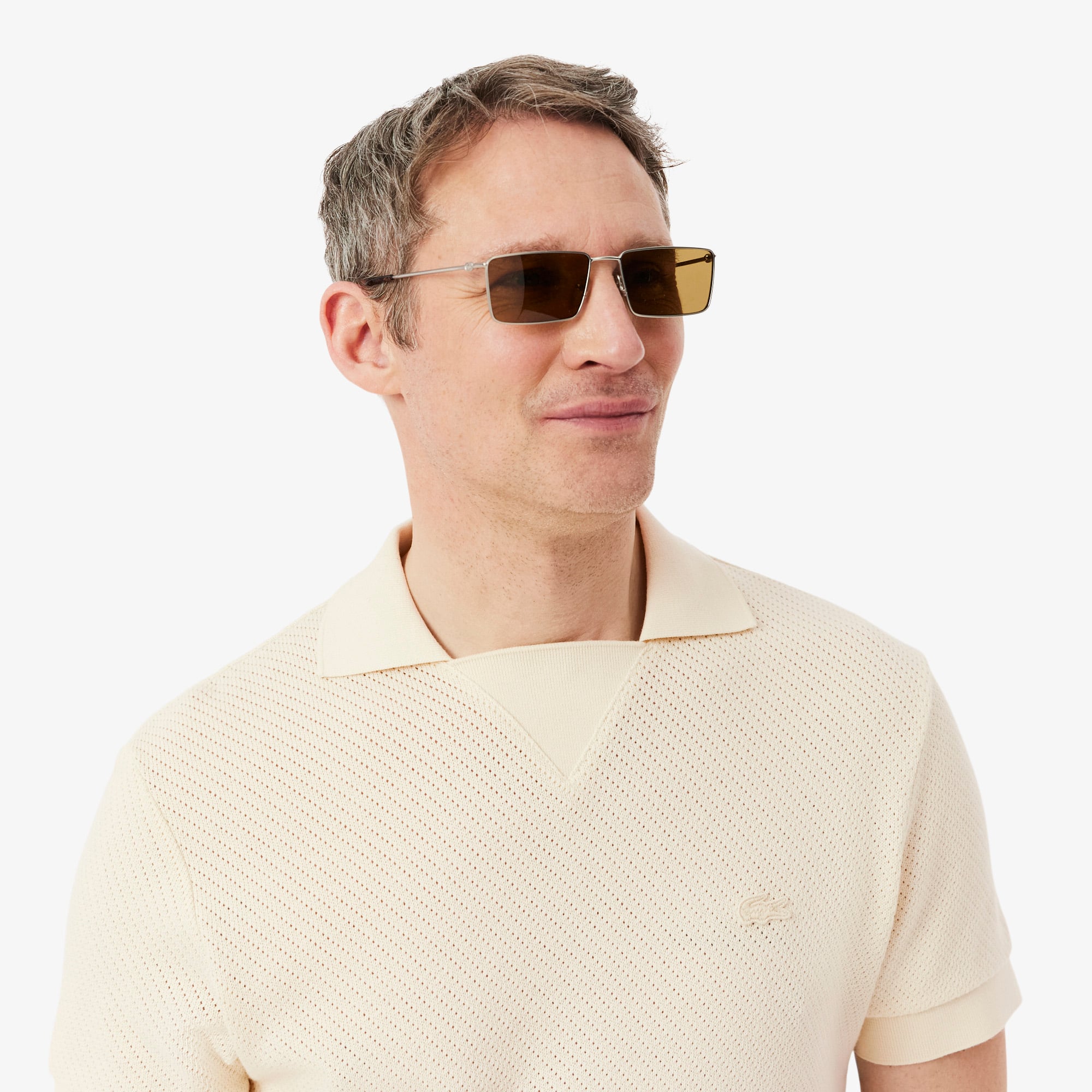 Regular Fit Lacy Cotton Polo