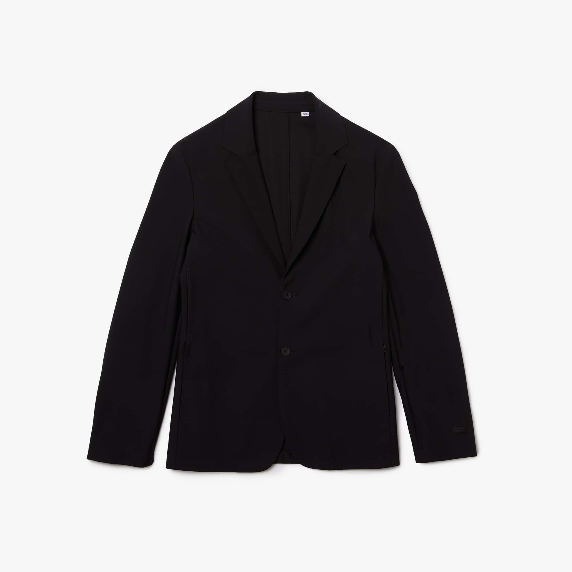 Men's Zip Pockets Two-Ply Stretch Blazer - Jackets & Coats
