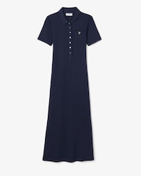 Slim Fit Pointelle Polo Dress
