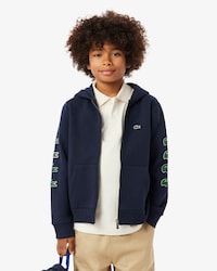 Kids' Printed Fleece Zip-Up Hoodie