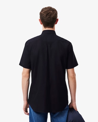 Men's Regular Fit Short Sleeve Cotton Shirt