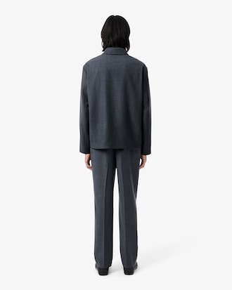 Regular Fit Felted Wool Suit Pants