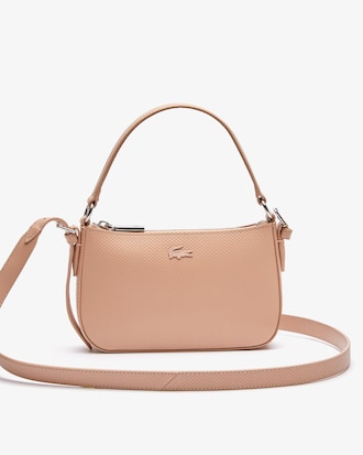 Chantaco Piqu&eacute; Leather Small Crossbody