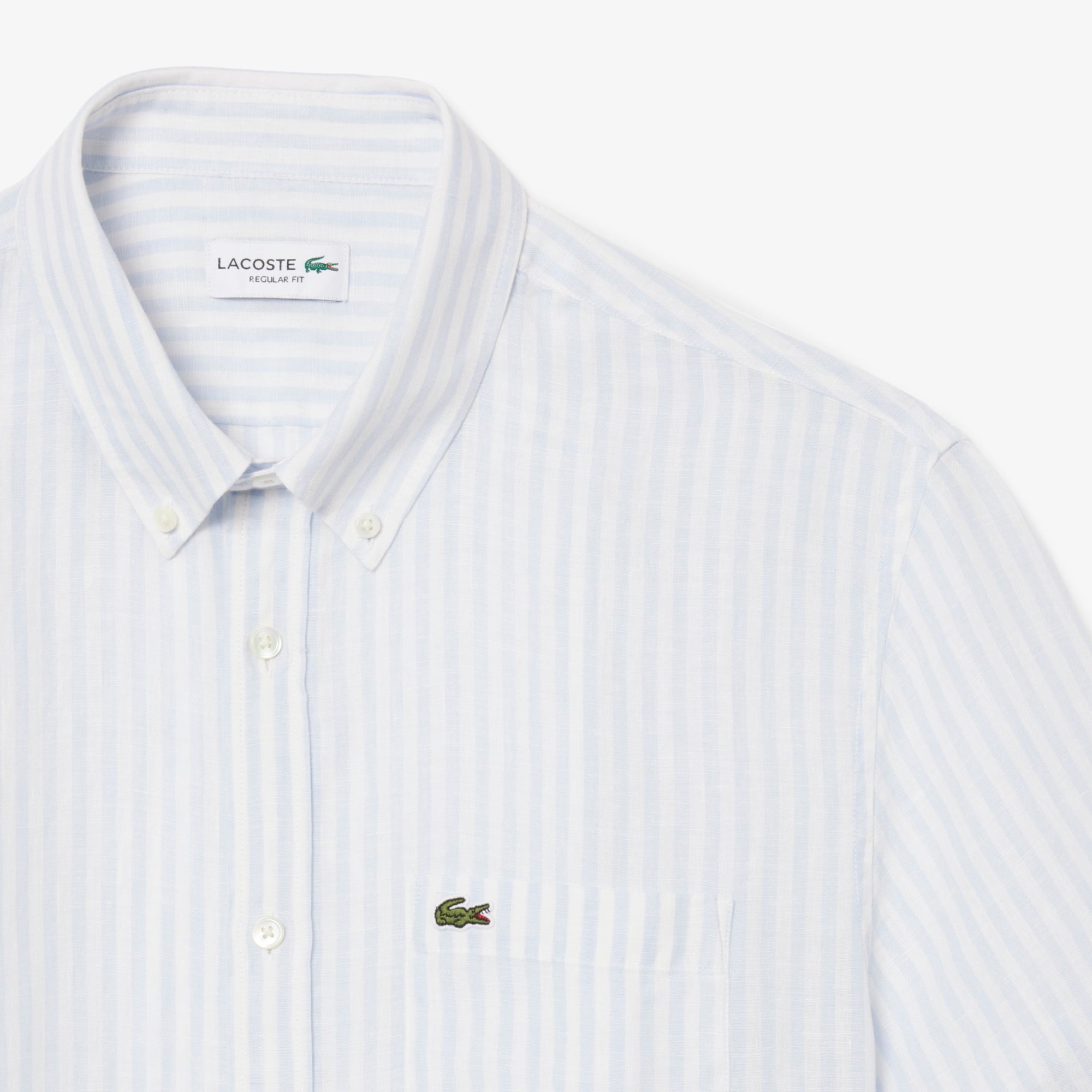 Men's Regular Fit Short Sleeve Linen Shirt