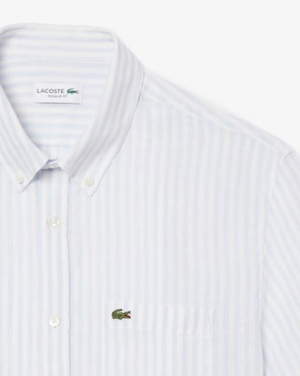 Men's Regular Fit Short Sleeve Linen Shirt