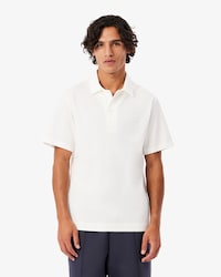 Men's Paris Classic Fit Open Neck Embroidered Polo