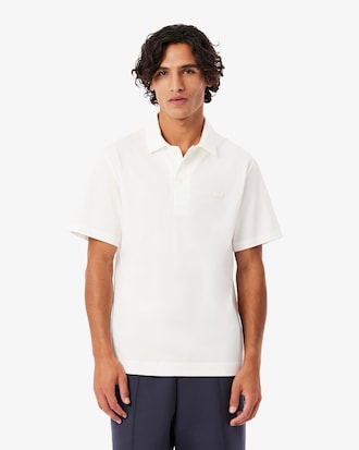 Men's Paris Classic Fit Open Neck Embroidered Polo