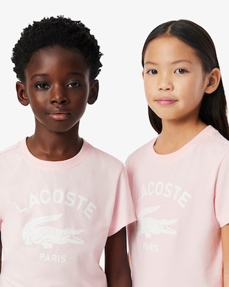 Kids' Signature Print Cotton T-Shirt