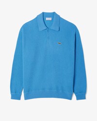 Men's Relaxed Fit Wool Polo Sweater
