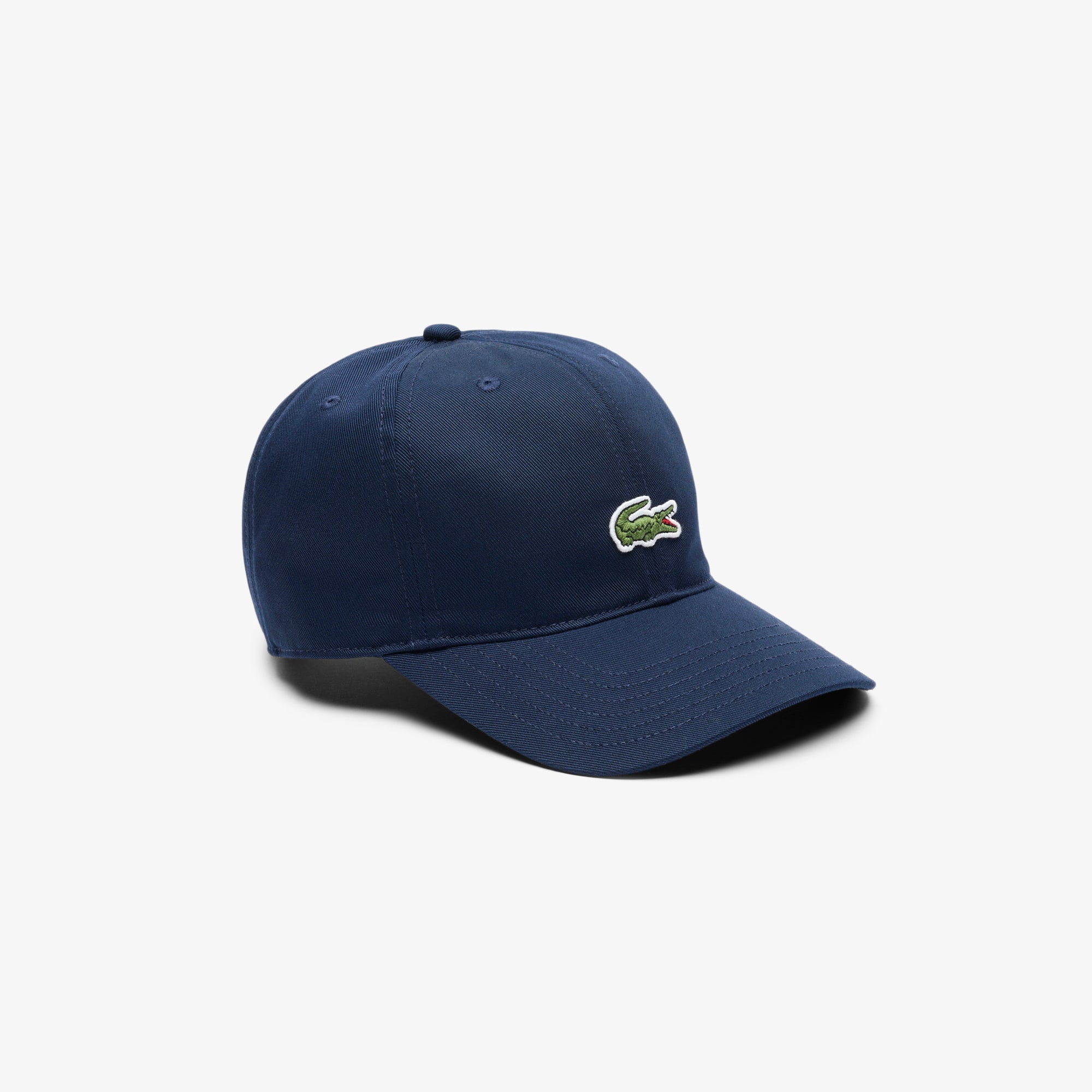Lacoste Boys' Cotton Twill Cap - One Size In Blue
