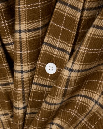 Chemise flanelle &agrave; carreaux regular fit