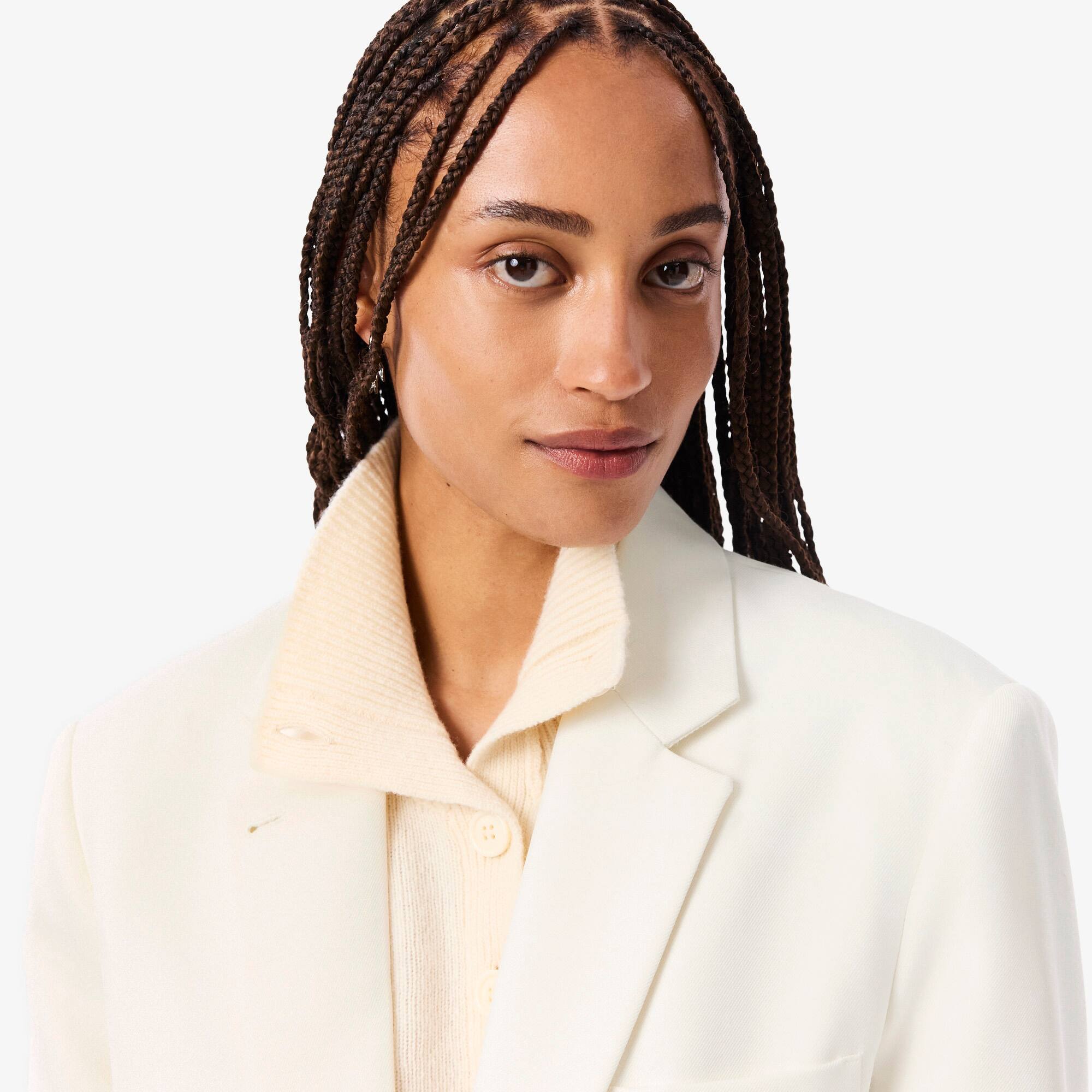 Women's Wool Twill Blazer - undefined - New In 2026 | Lacoste