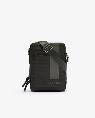 Chantaco Graphic Matte Piqu&eacute; Leather Zip Bag