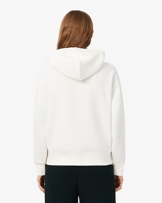 Oversized Piqu&eacute; Hoodie