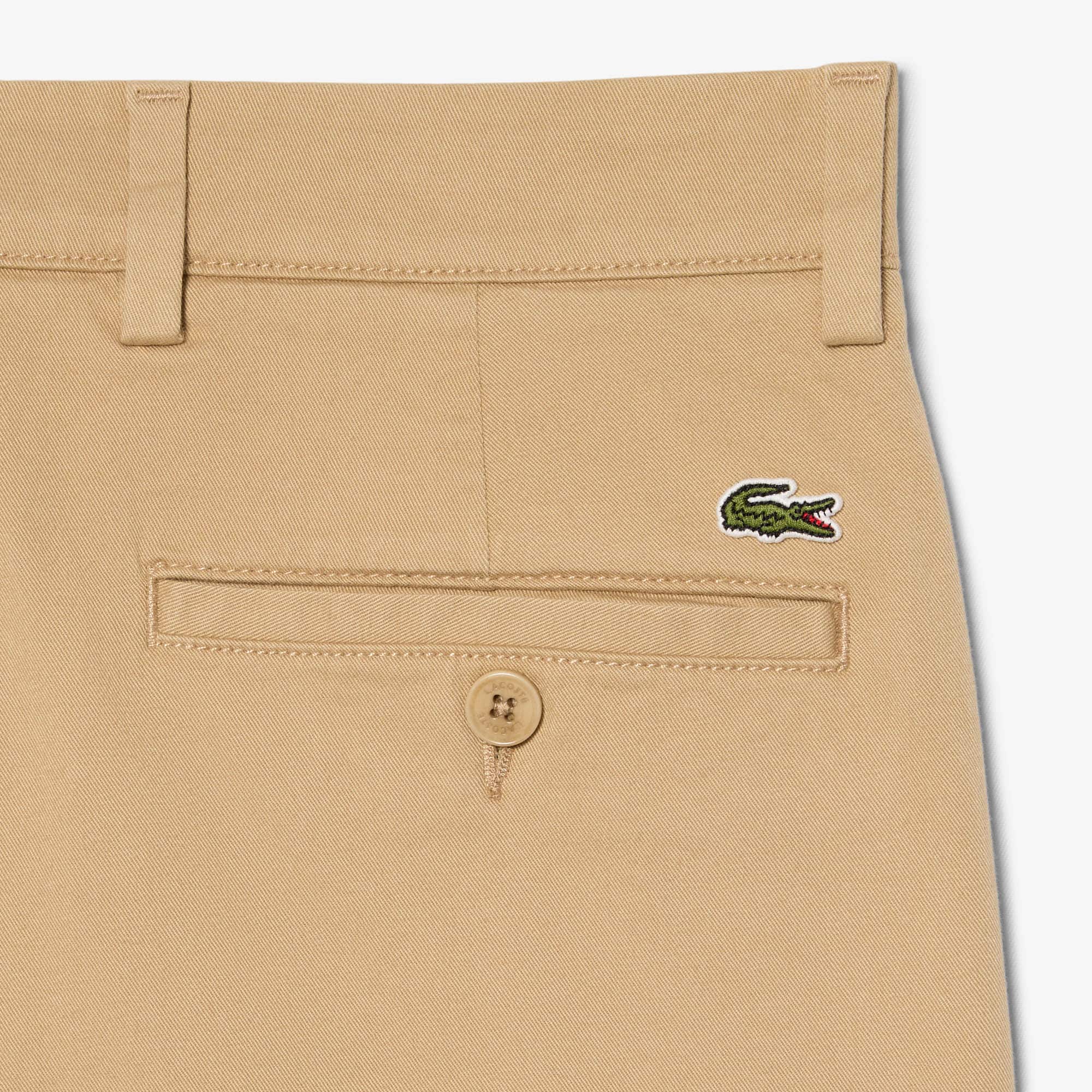 Regular Fit Stretch Cotton Chino Bermuda Shorts