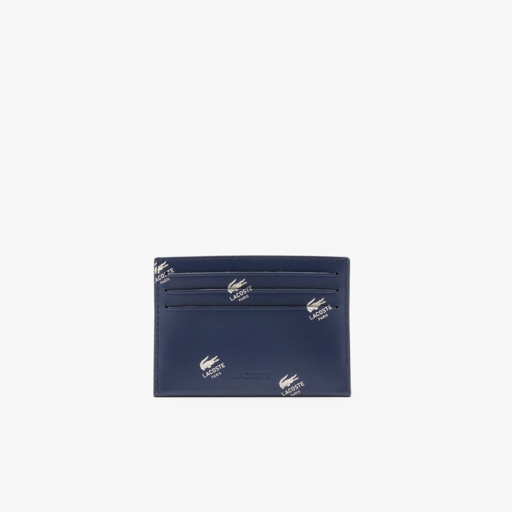 FG Printed Leather Card Holder - Bags - New In 2026 | Lacoste