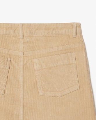Kids' Buttoned Velour Skirt