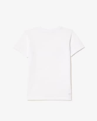 Kids' Oversized Technical Cotton Tennis T-Shirt