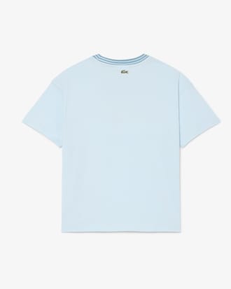 Playera de Algod&oacute;n con Detalles de La Marca Lacoste