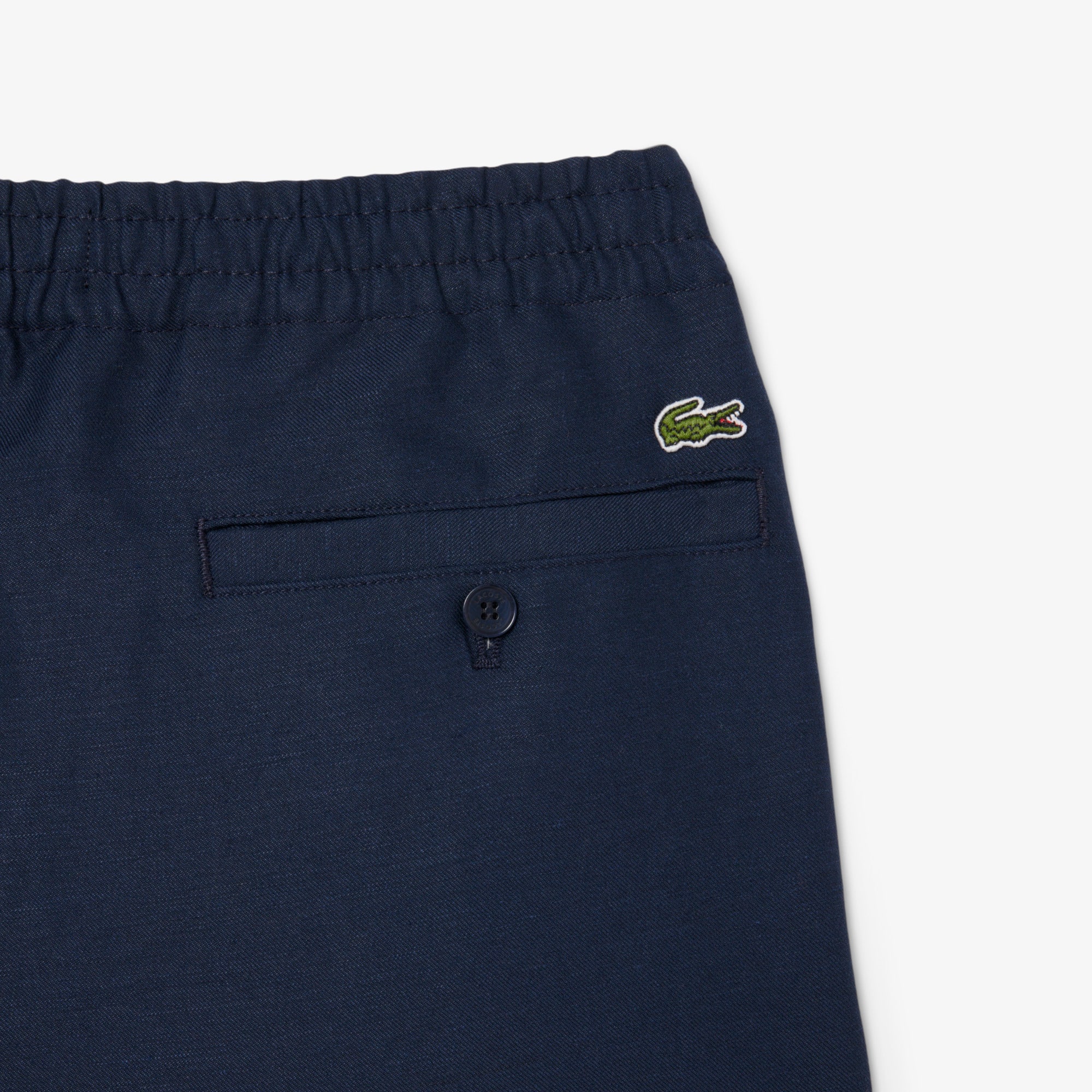 サイズ4 LACOSTE Men's Regular Fit Linen Twill Pants - Pants & Sweatpants